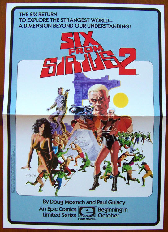 Six From Sirius 2 Epic Comics Promo Poster