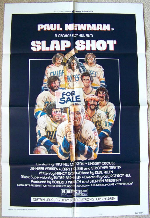 Slap Shot Style A One Sheet Movie Poster