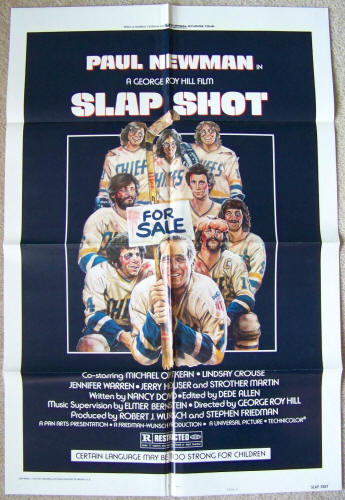 Slap Shot Style A One Sheet Movie Poster
