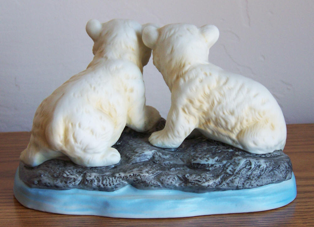Snow Babies Polar Bear Cubs back
