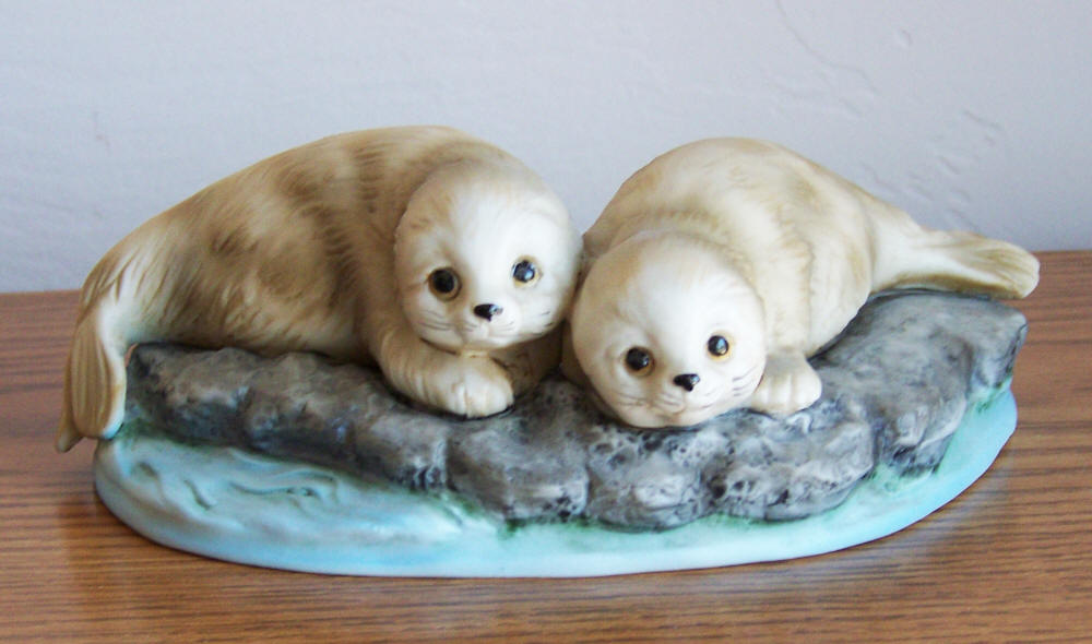Snow Babies Canadian Harp Seals front