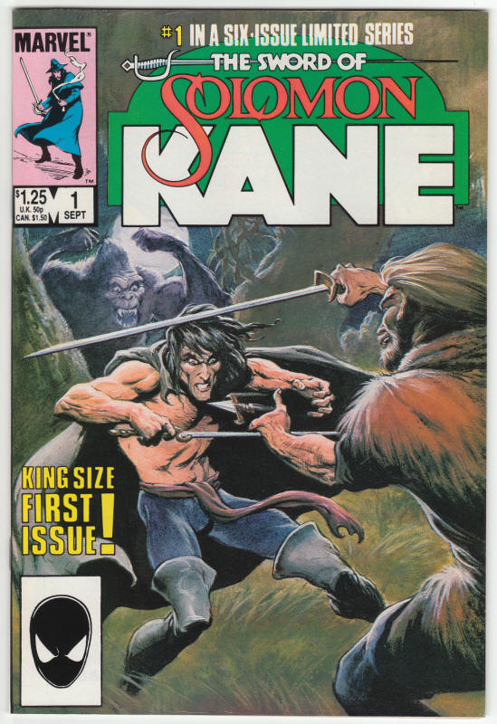 Solomon Kane #1 front cover