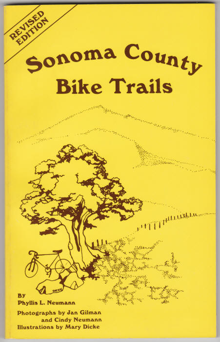 Sonoma County Bike Trails front cover