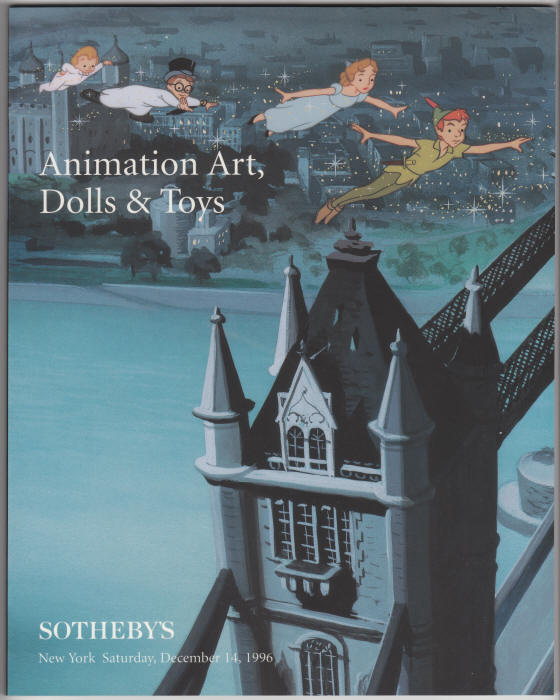 Sothebys Animation Art Auction Catalog December 1996