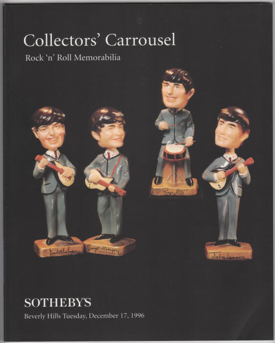 Sothebys Collectors Carrousel Auction Catalog December 1996