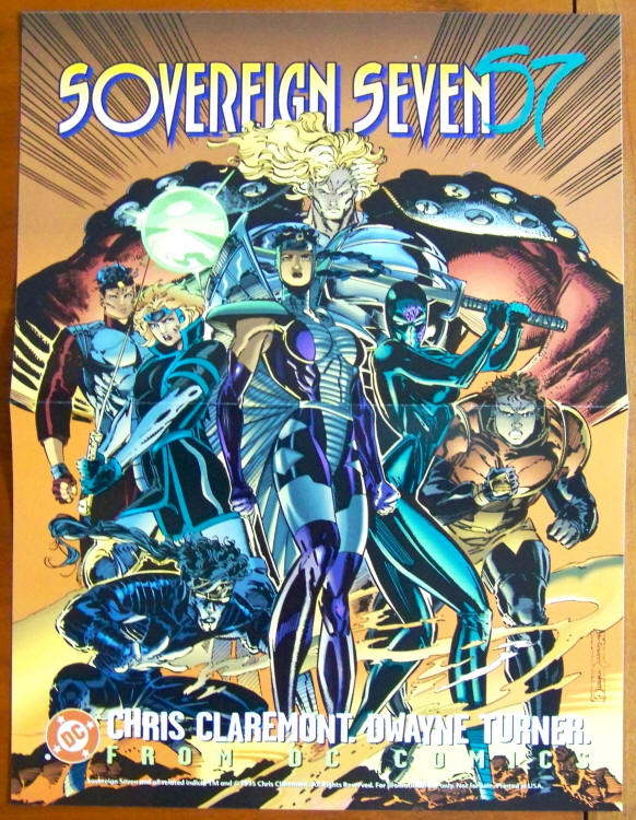 Sovereign Seven DC Comics Promo Poster