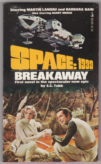 Space 1999 Breakaway paperback front cover