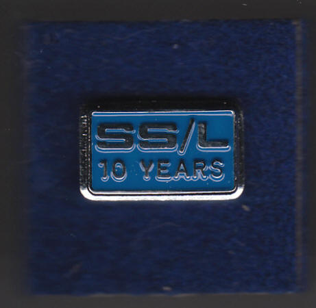 Space Systems Loral 10 Year Service Pin