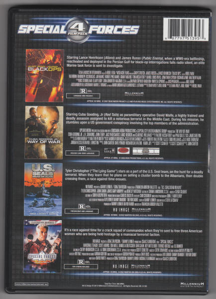 Special Forces 4 Film Pack DVDs