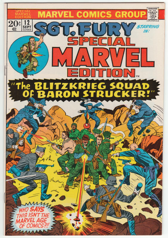 Special Marvel Edition #12 front cover
