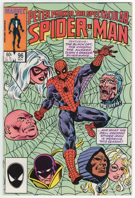 The Spectacular Spider-Man #96 front cover