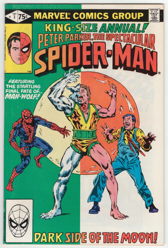 The Spectacular Spider-Man Annual #3 front cover