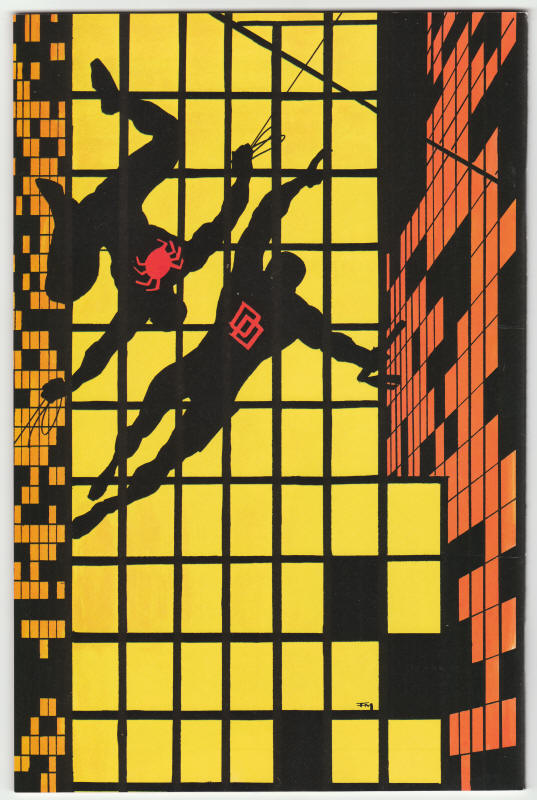 Spider-Man Daredevil Special Edition #1 back cover