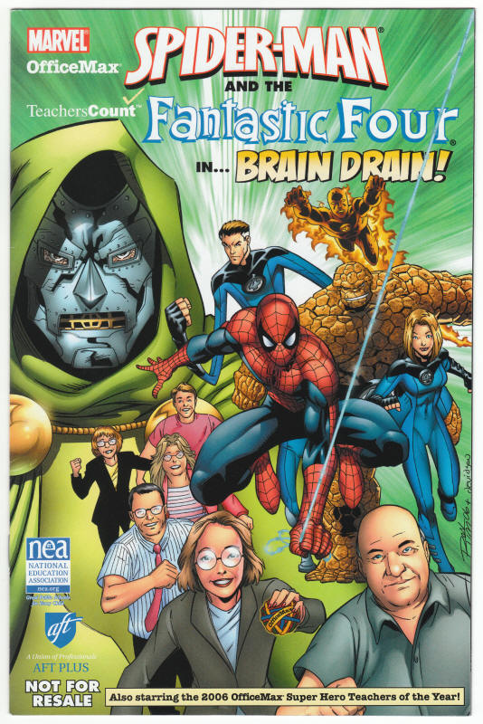 Spider-Man Fantastic Four front cover