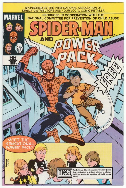 Spider-Man Power Pack Promo Comic Book cover