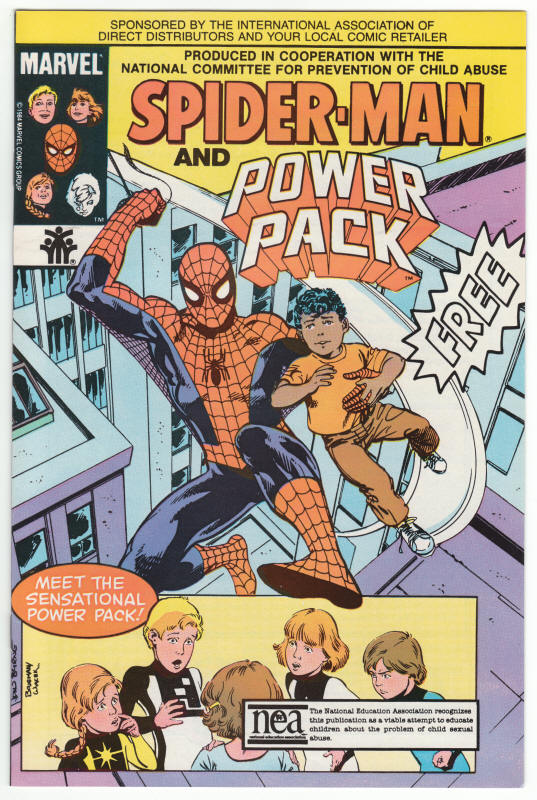 Spider-Man Power Pack Promo Comic Book cover