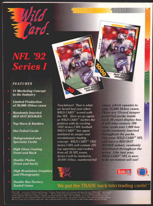 Sports Card Price Guide Monthly #55 back cover