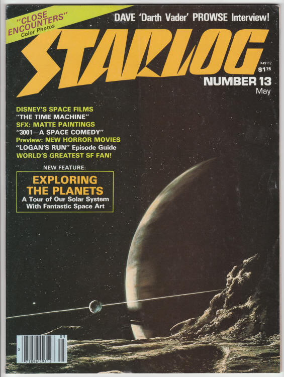 Starlog #13 front cover