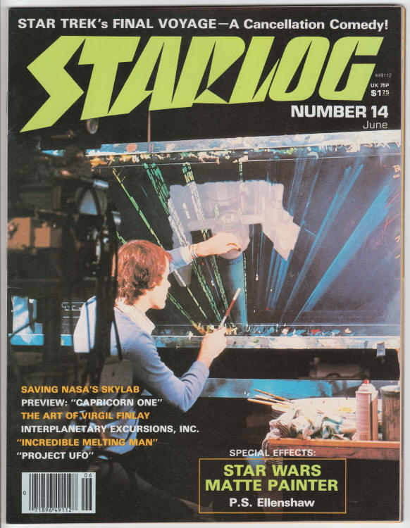 Starlog #14 front cover