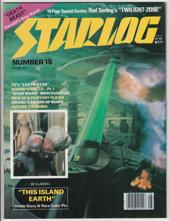 Starlog #15 front cover