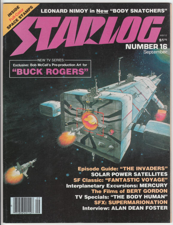 Starlog #16 front cover