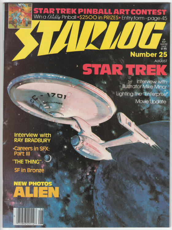 Starlog #25 front cover