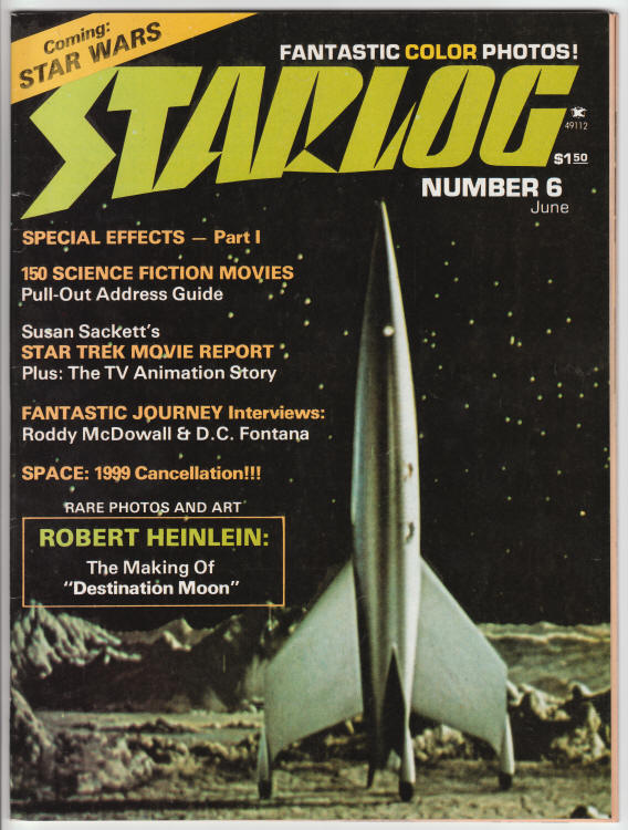 Starlog #6 front cover
