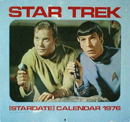Star Trek 1976 Calendar