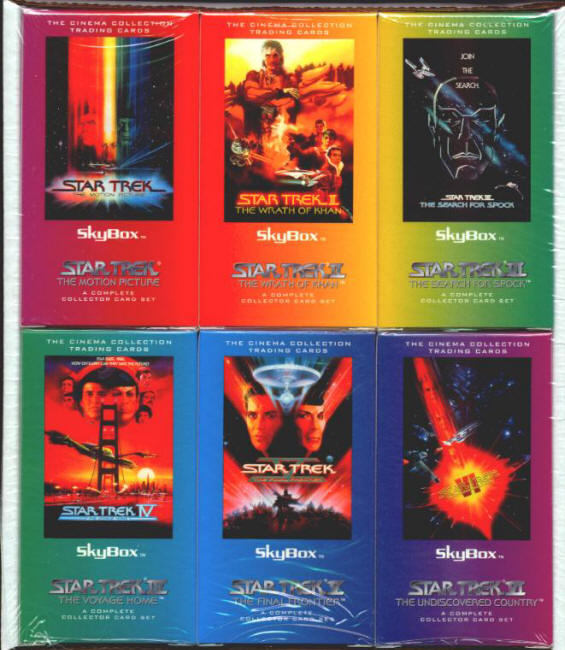 1994 Skybox Star Trek Complete Cinema Card Collection Set