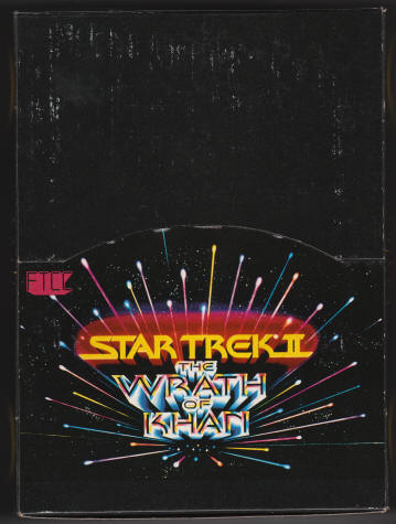 1982 FTCC Star Trek II The Wrath Of Khan Wax Pack Box