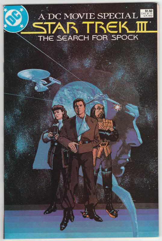Star Trek III The Search For Spock DC Comic Book cover