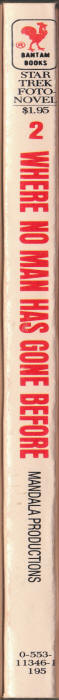 Star Trek Fotonovel 2 spine