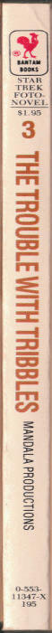 Star Trek Fotonovel 3 spine