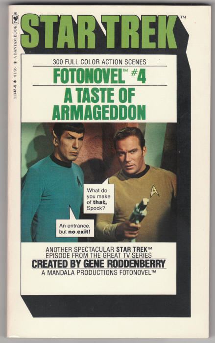 Star Trek Fotonovel 4 front cover
