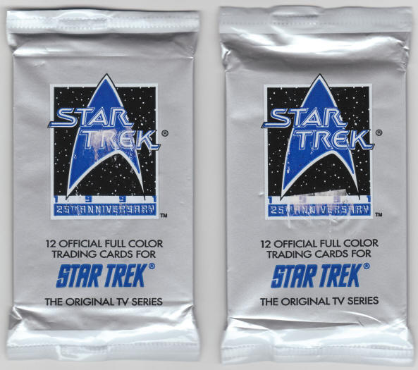 Star Trek Original Series 1991 Impel Cards Wax Packs