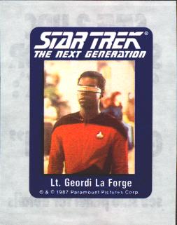 Lt. Geordi La Forge Sticker Premium