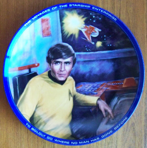 Star Trek Collectors Plate Chekov front