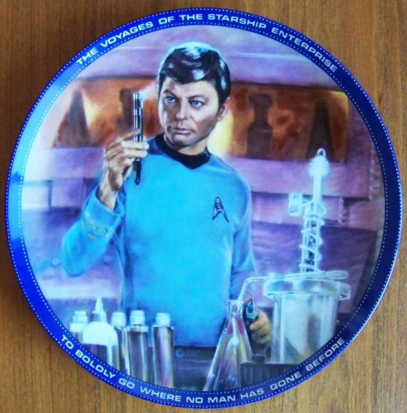 Star Trek Collectors Plate McCoy front