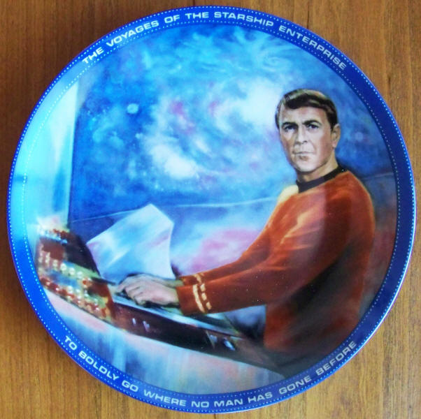 Star Trek Collectors Plate Scotty front