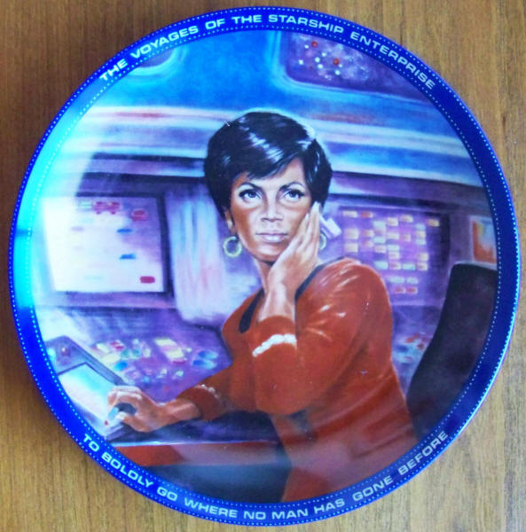 Star Trek Collectors Plate Uhura front