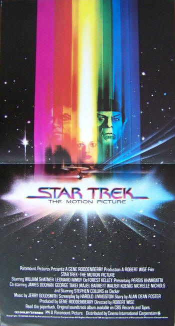 Star Trek The Motion Picture Movie Poster Promo Card