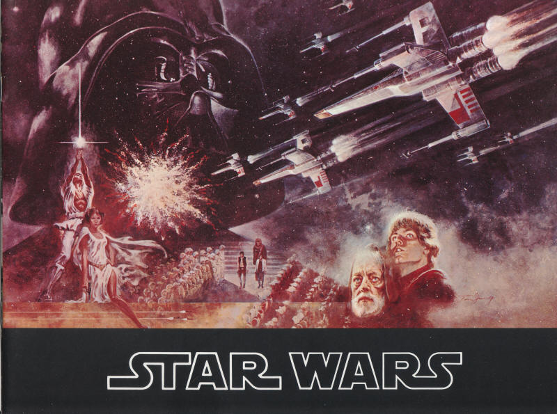 Star Wars 1977 Theatrical Movie Program front cover