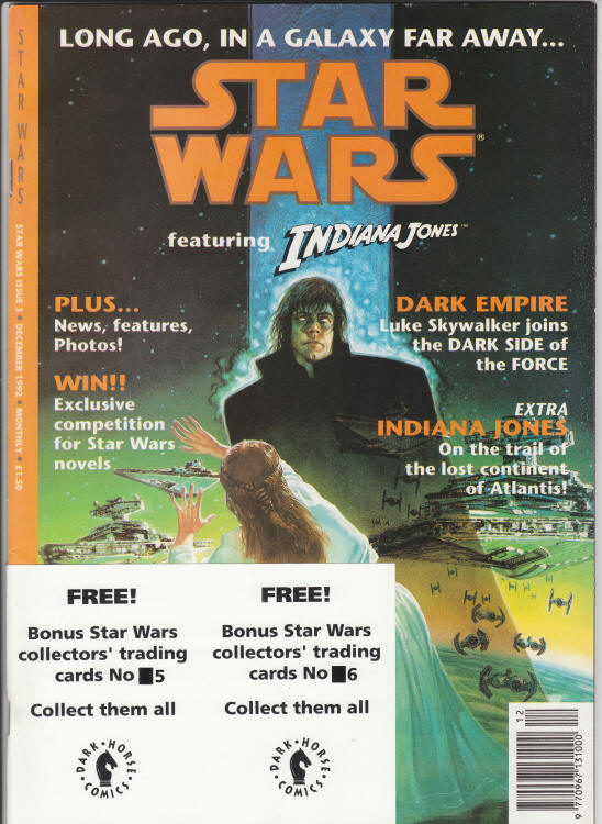 Star Wars #3 Dark Horse International Comics front cover