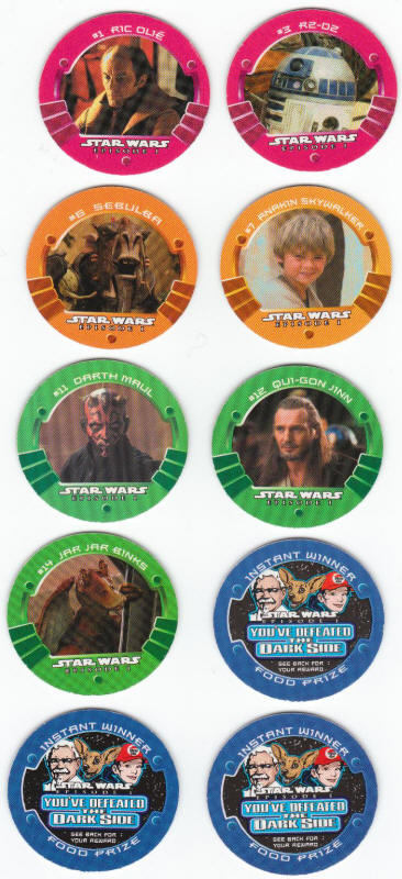 Star Wars Defeat The Dark Side Medallions