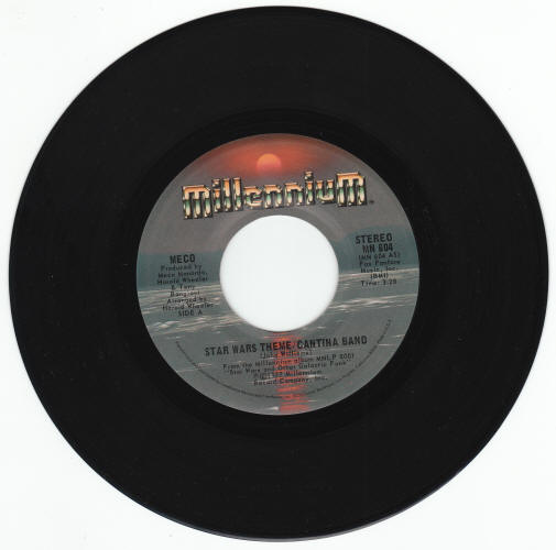 Star Wars Theme Cantina Band 45RPM Single by Meco