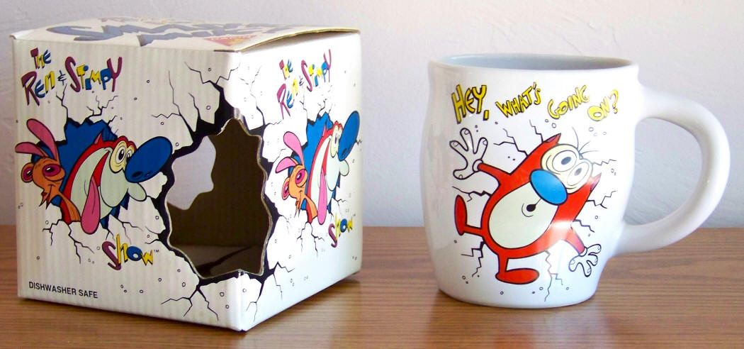 Ren and Stimpy Show Stimpy Smashed Mug