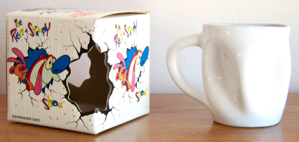 Ren and Stimpy Show Stimpy Smashed Mug
