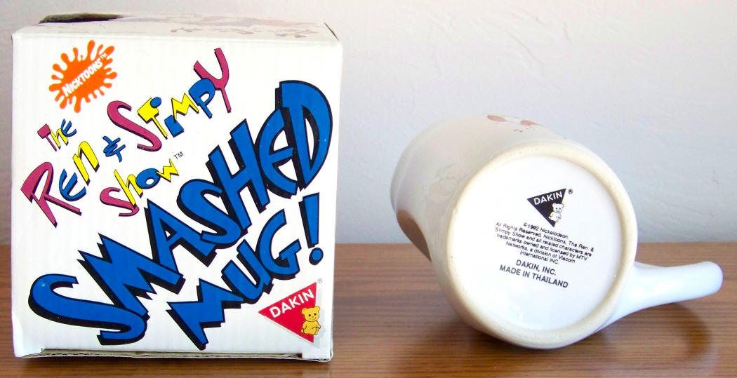 Ren and Stimpy Show Stimpy Smashed Mug