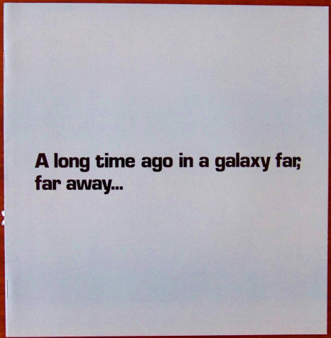 The Story Of Star Wars Record Album Insert Booklet Cover