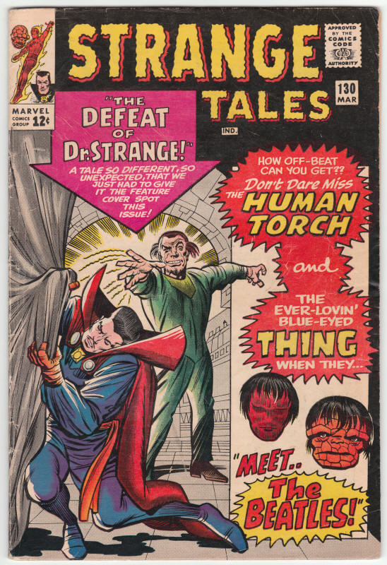 Strange Tales #130 front cover